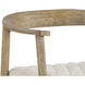 Jeremy 35.75 inch Weathered Oak / Dove Cream Counter Stool